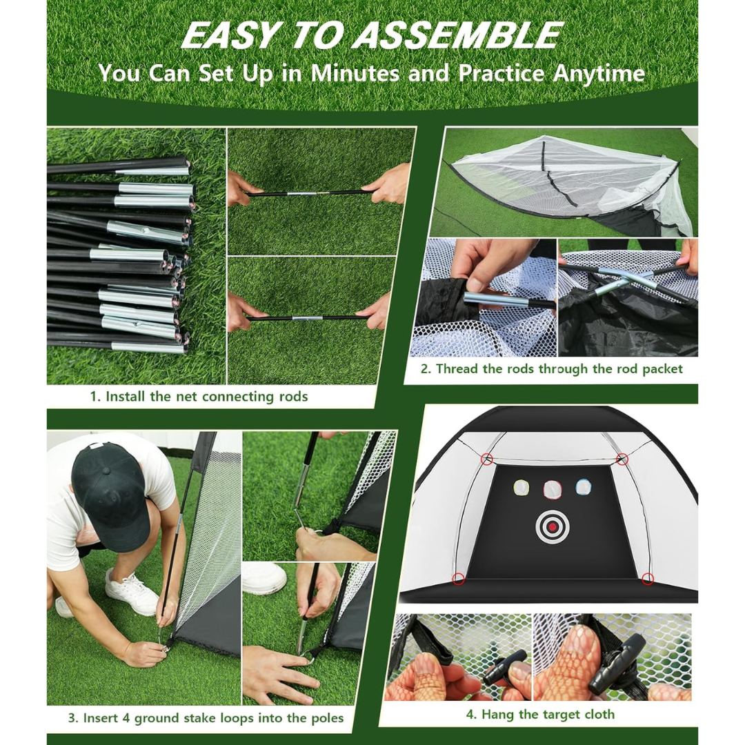 Golf Hitting Aid for Backyard