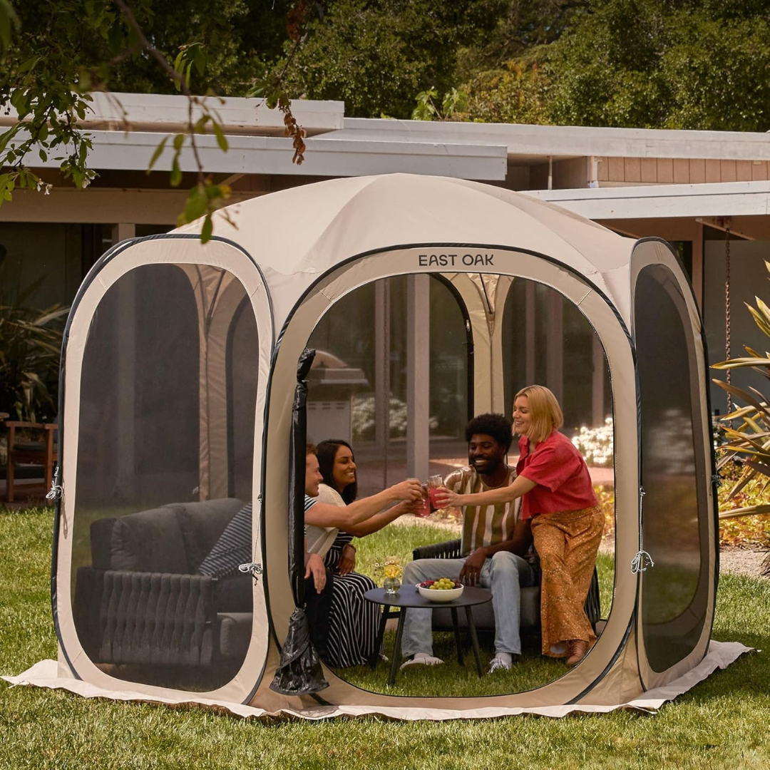 Screen House Tent Pop-Up -- Portable Screen Room Canopy