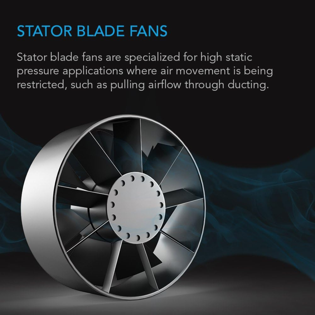 Register Booster Fan for 4” x 10” Register Holes, Improves Heating & Cooling Vents