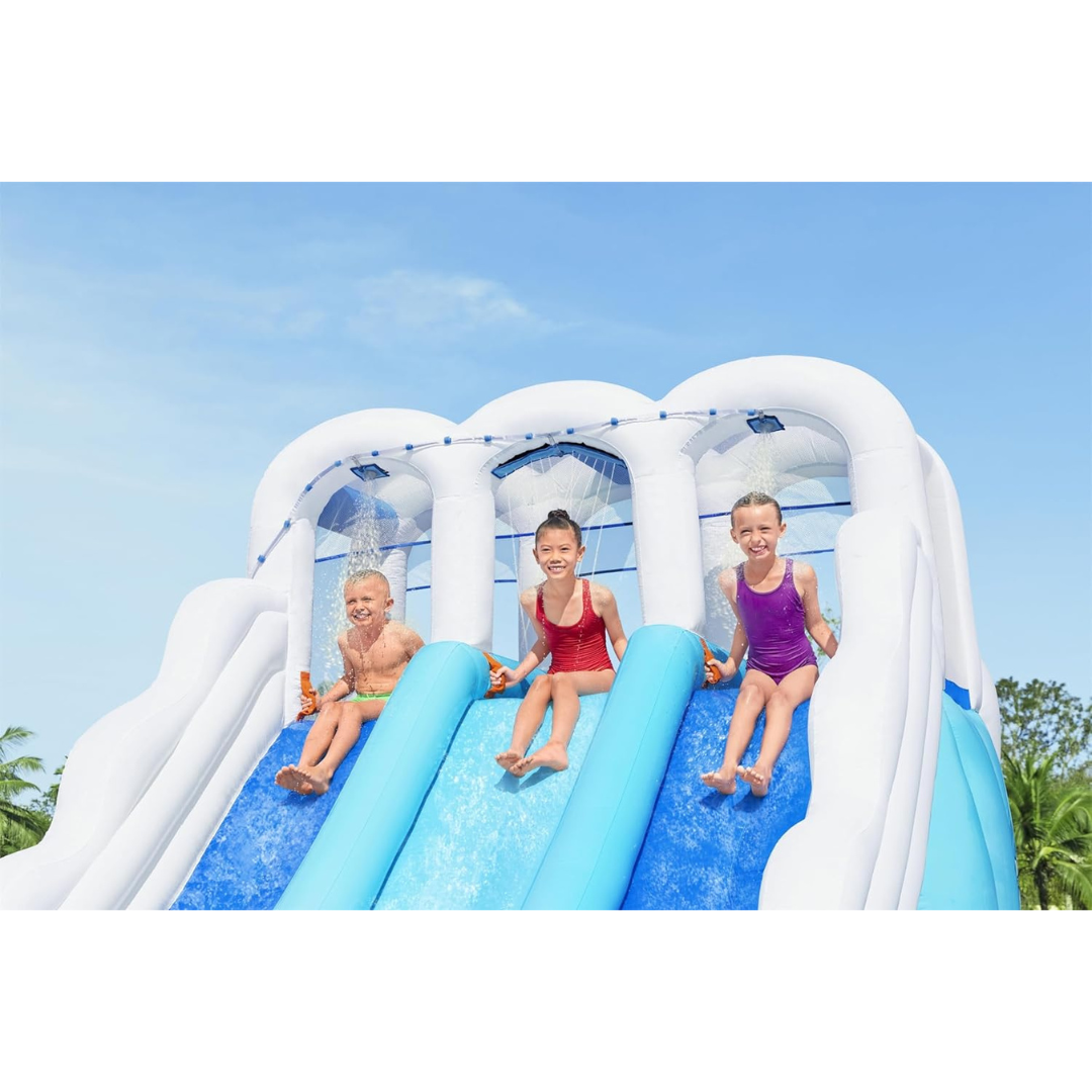 Inflatable Triple Slide - Splash Pool Water Park