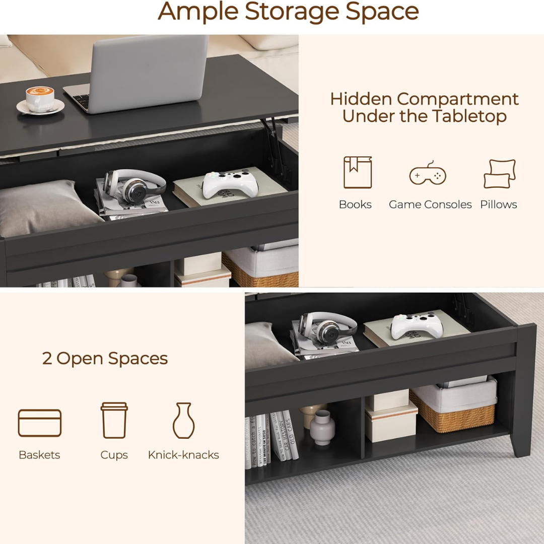 Lift-Top Coffee Table