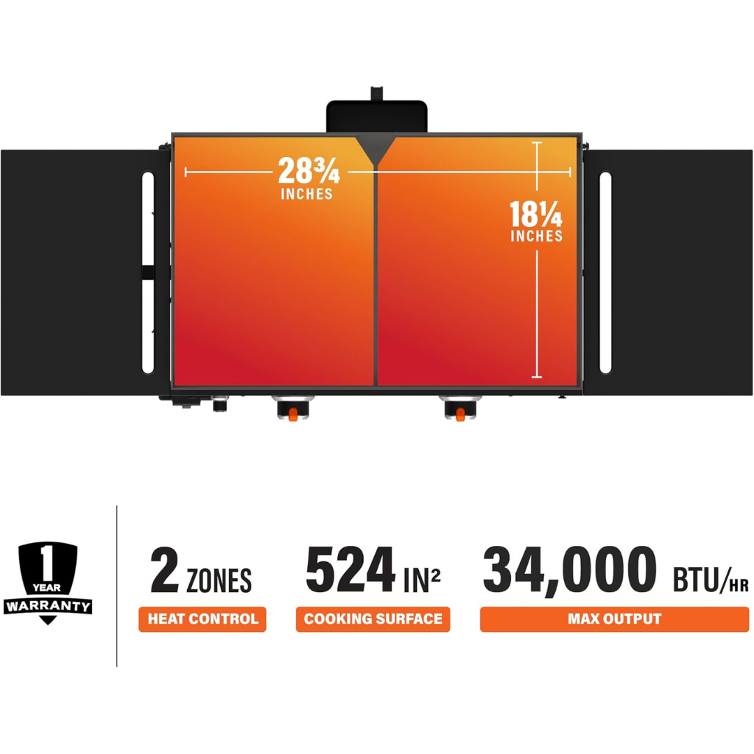 Black Steel Coated Griddle