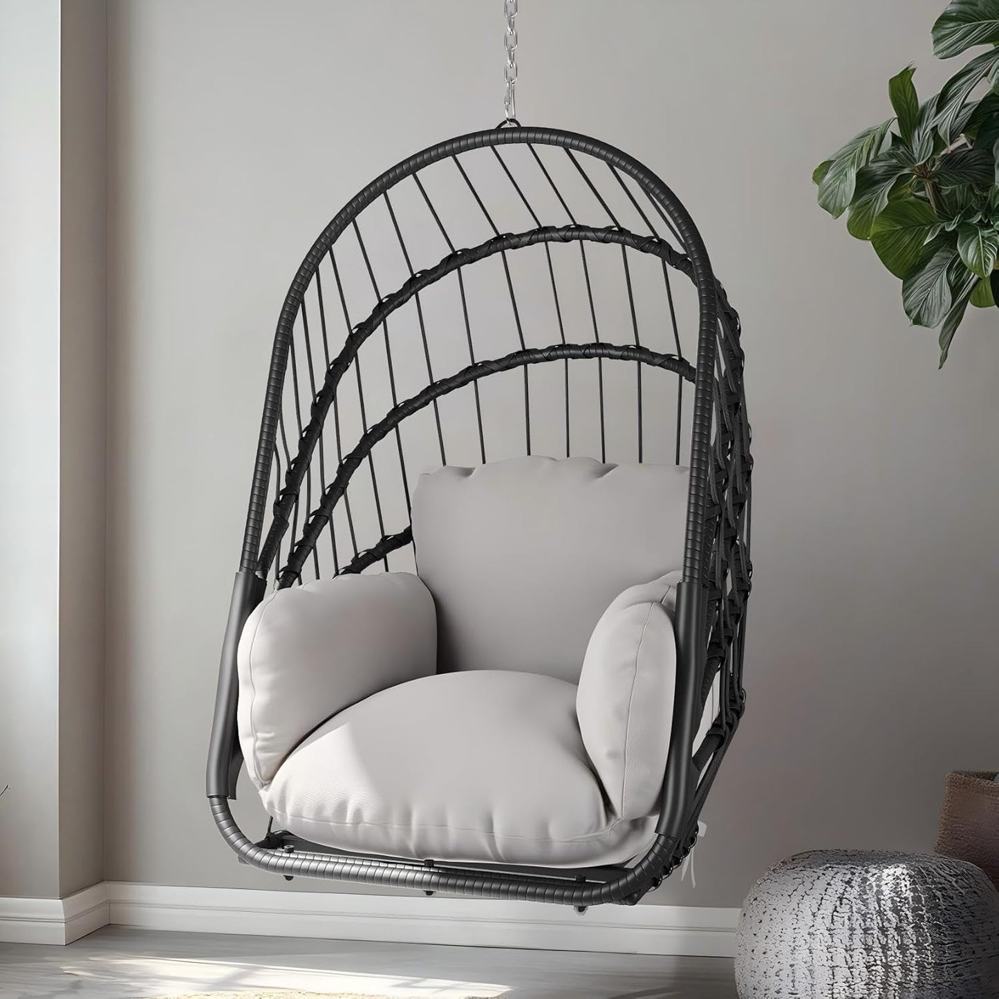 Hanging Rattan Wicker Egg Chair