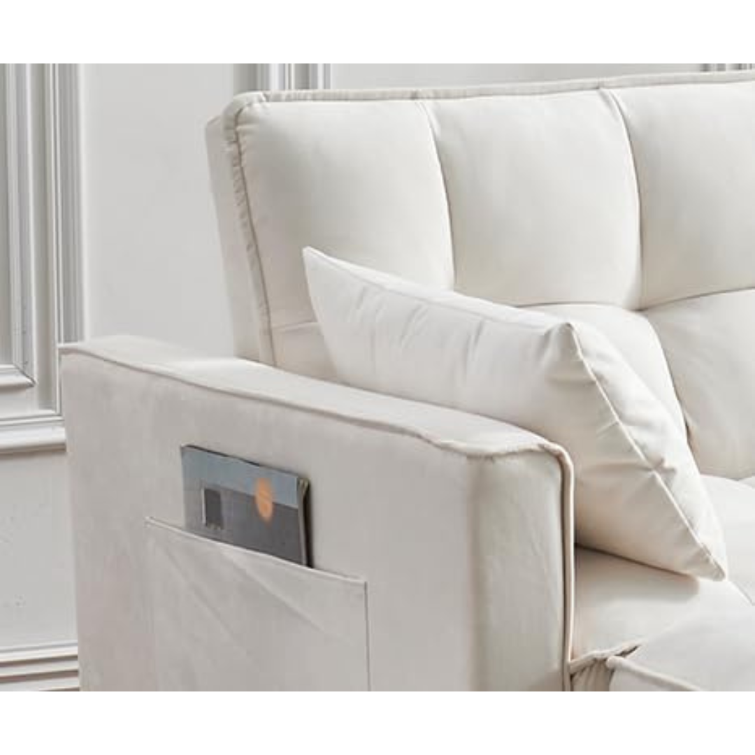 Sofa Bed with Adjustable Backrest