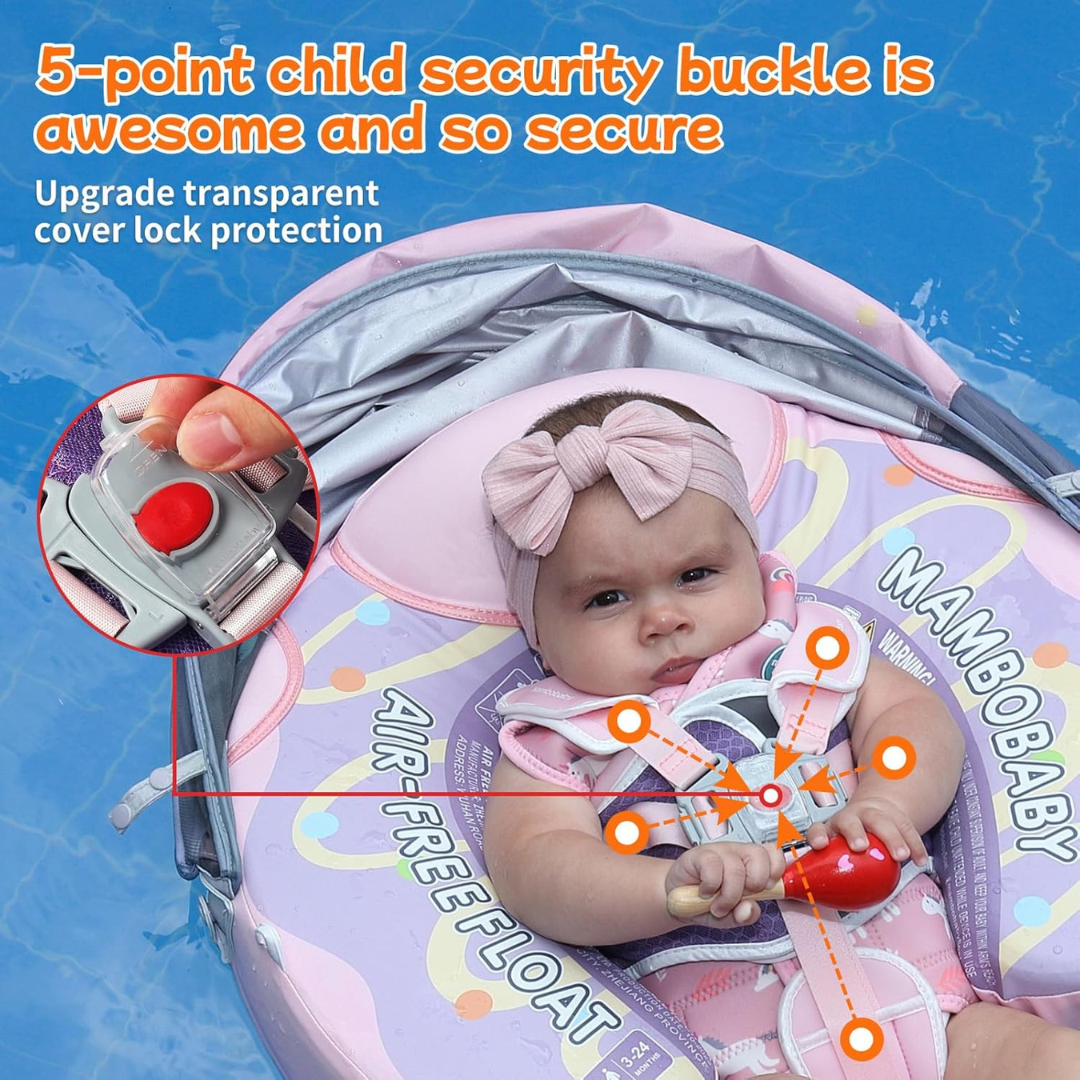 Baby Float with Canopy and Tail