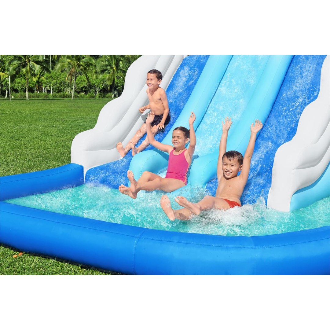 Inflatable Triple Slide - Splash Pool Water Park