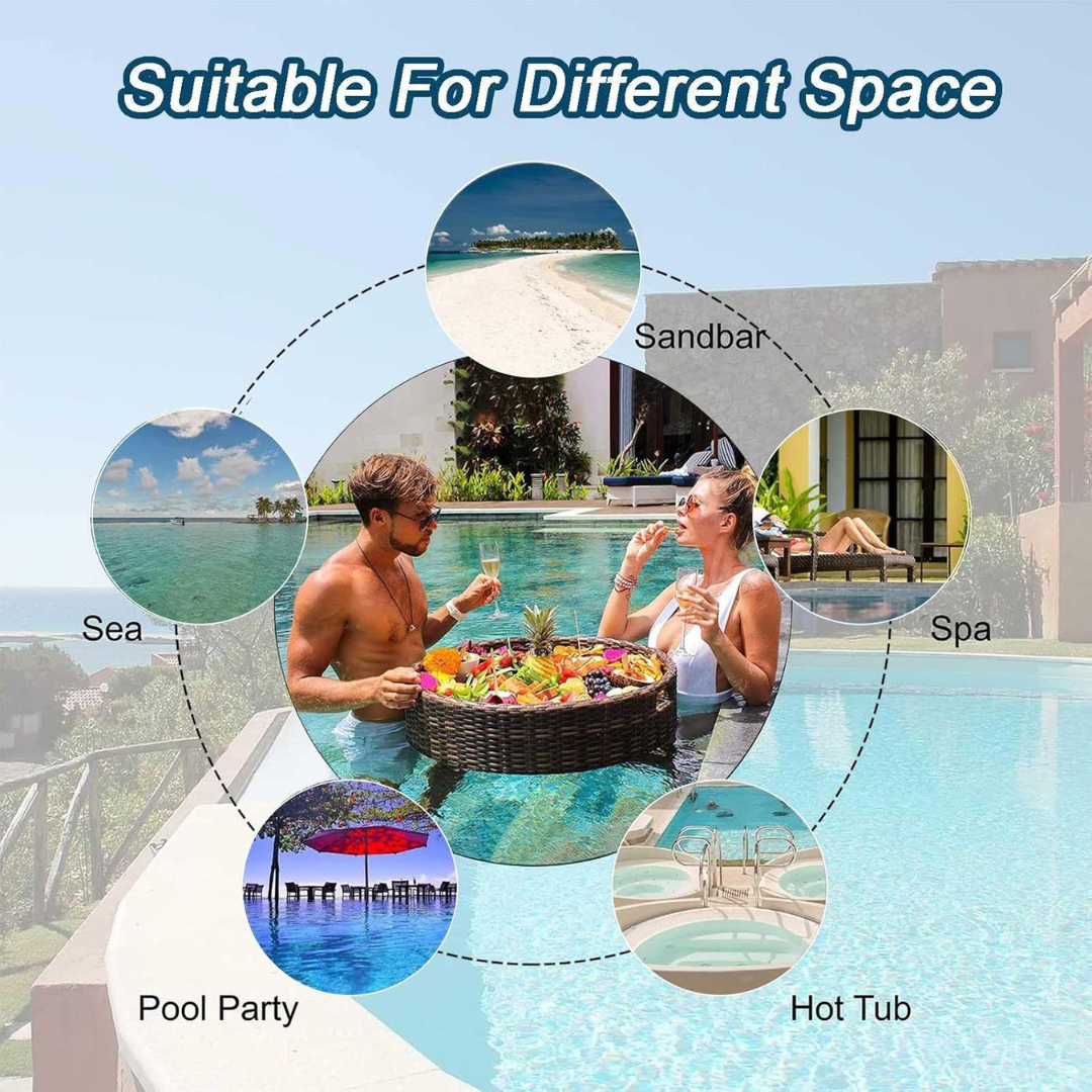 Floating Serving Tray for Pool