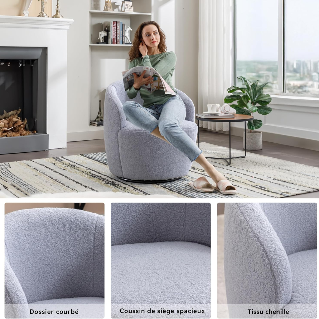 Teddy Swivel Cuddle Chair