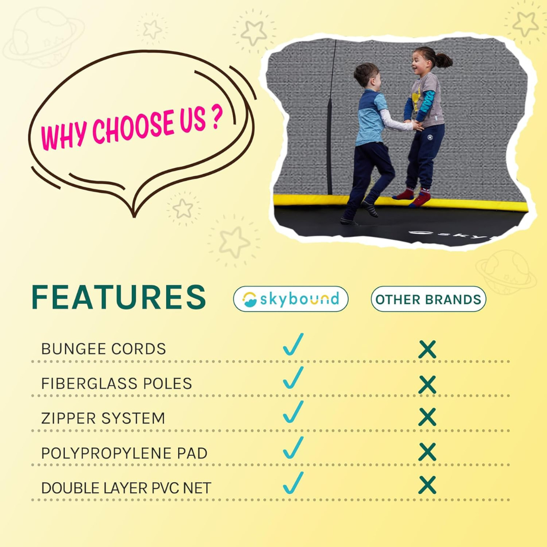 Outdoor Family Trampoline - Springless