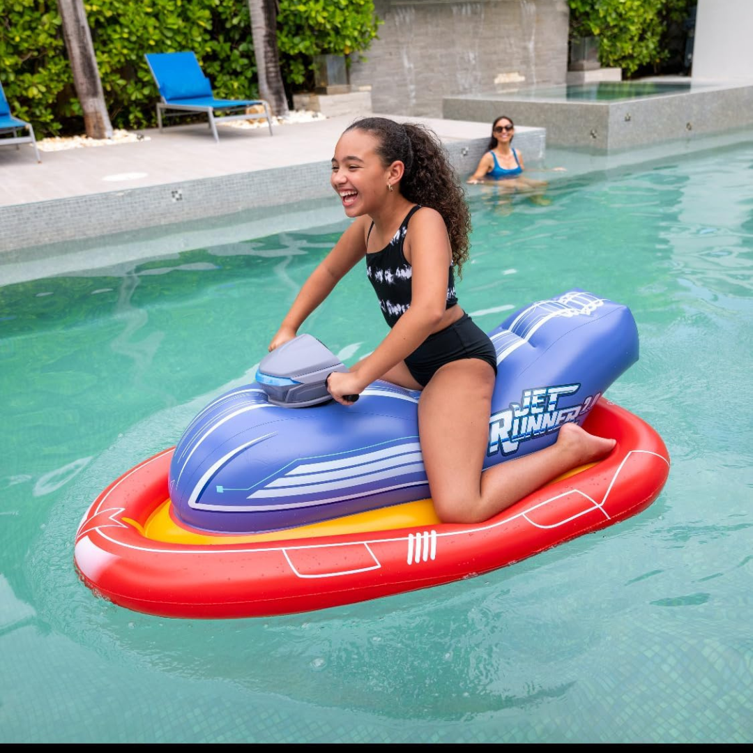 Inflatable Ride-On Watercraft Pool Float - Perfect for The Pool or Lake