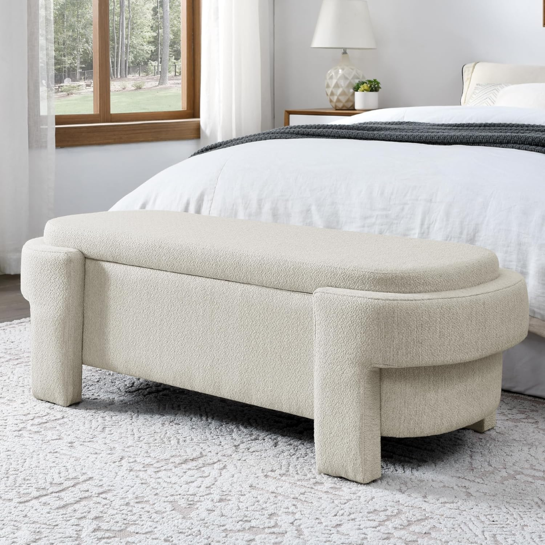 Oval Storage Bench