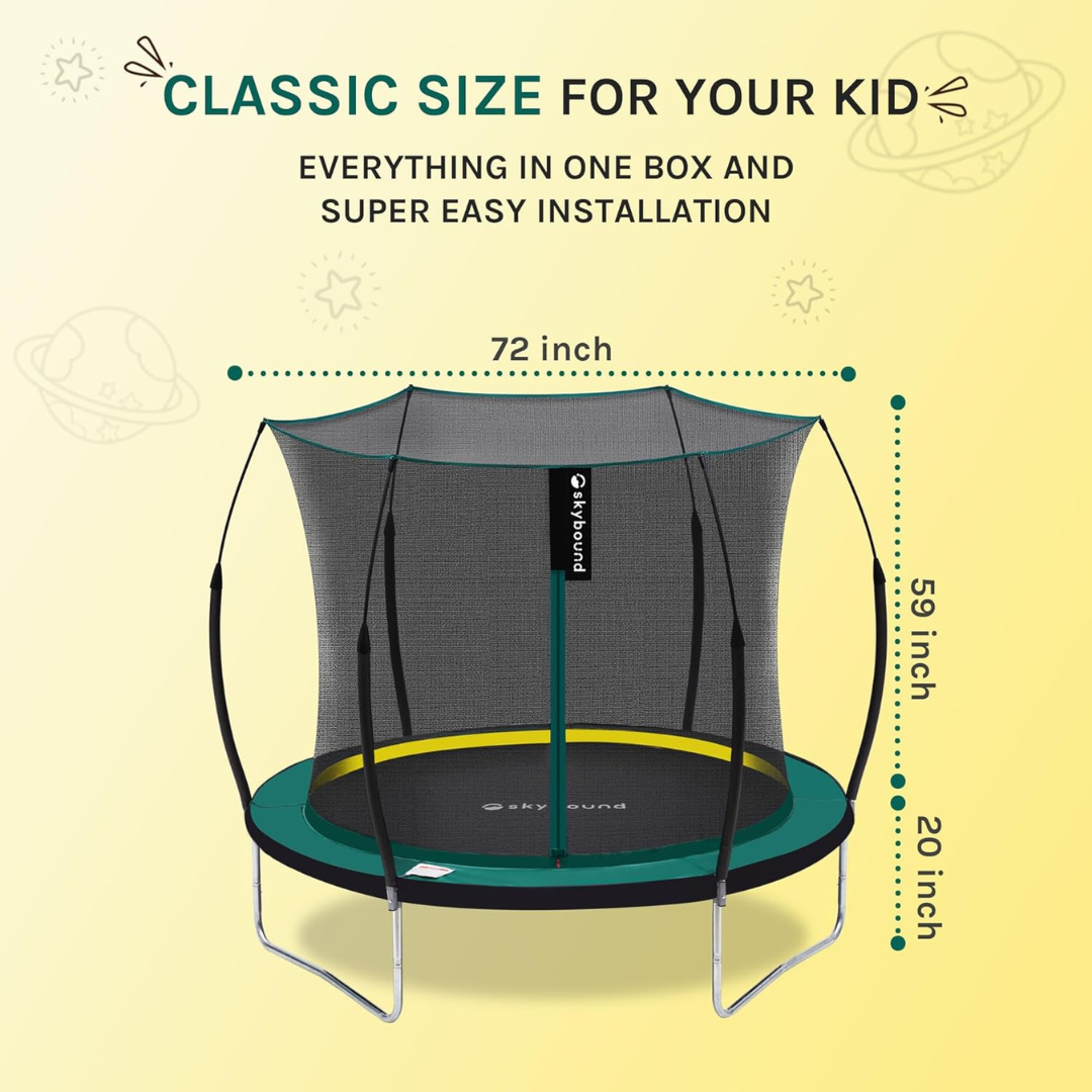 Outdoor Family Trampoline - Springless