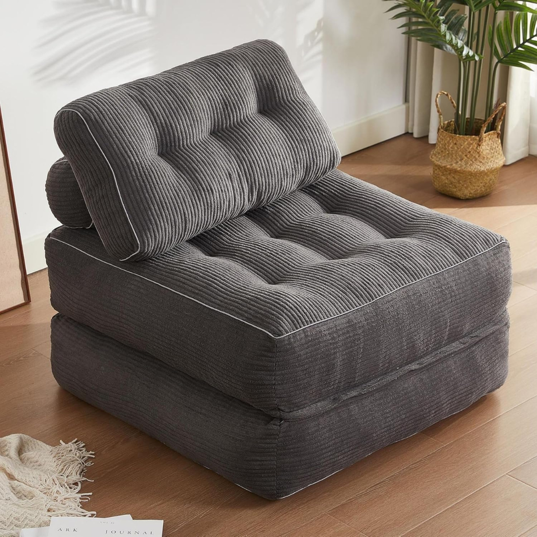 Futon Sofa Bed - Floor Couch for Adults Chair for Living Room
