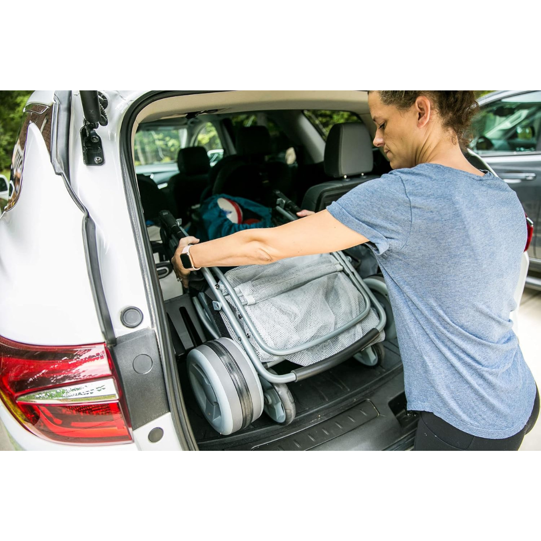 Wheeled Collapsible Beach Cart for Soft Sand, Fishing, Camping & Garden