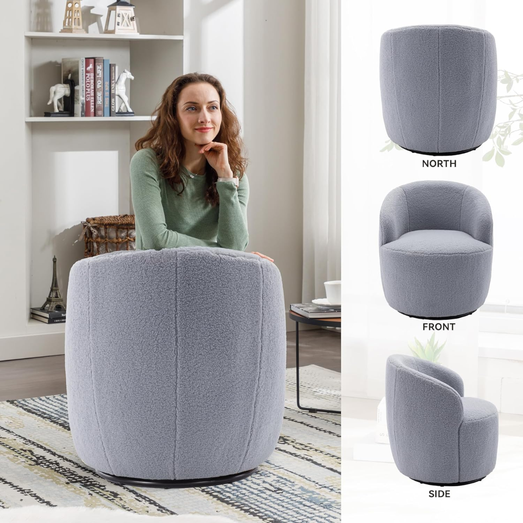Teddy Swivel Cuddle Chair