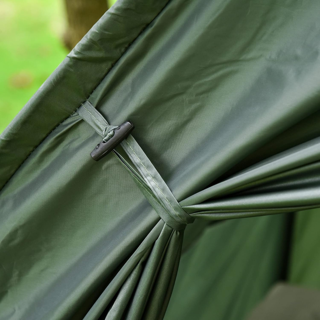 Elevated Tent with Sleeping Bag