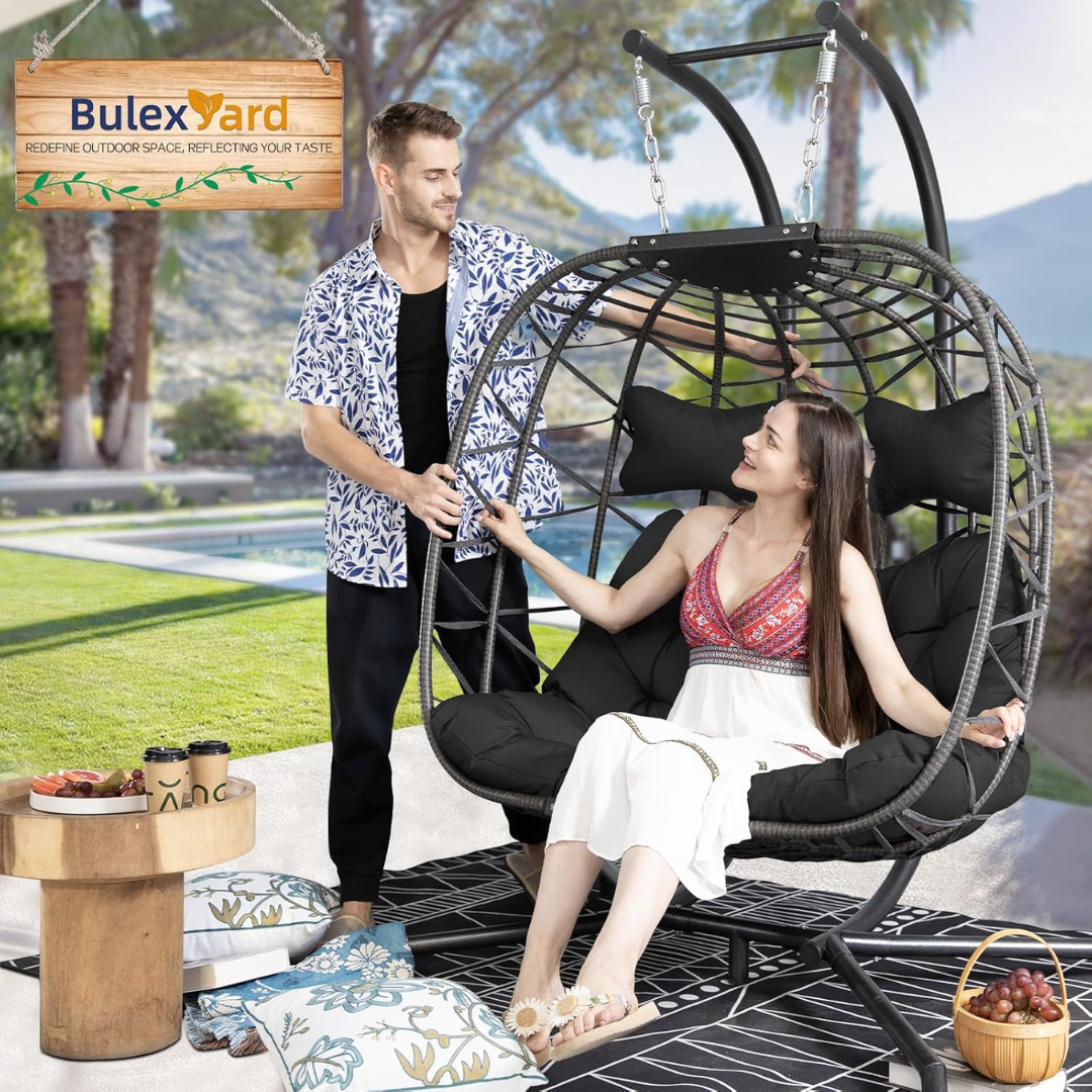 Double Swing Egg Chair