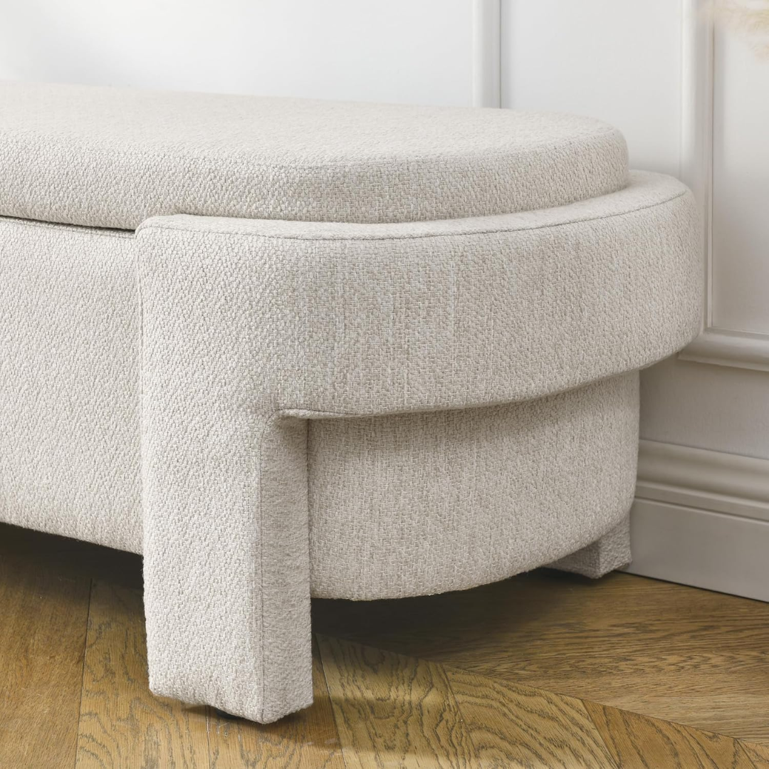 Oval Storage Bench