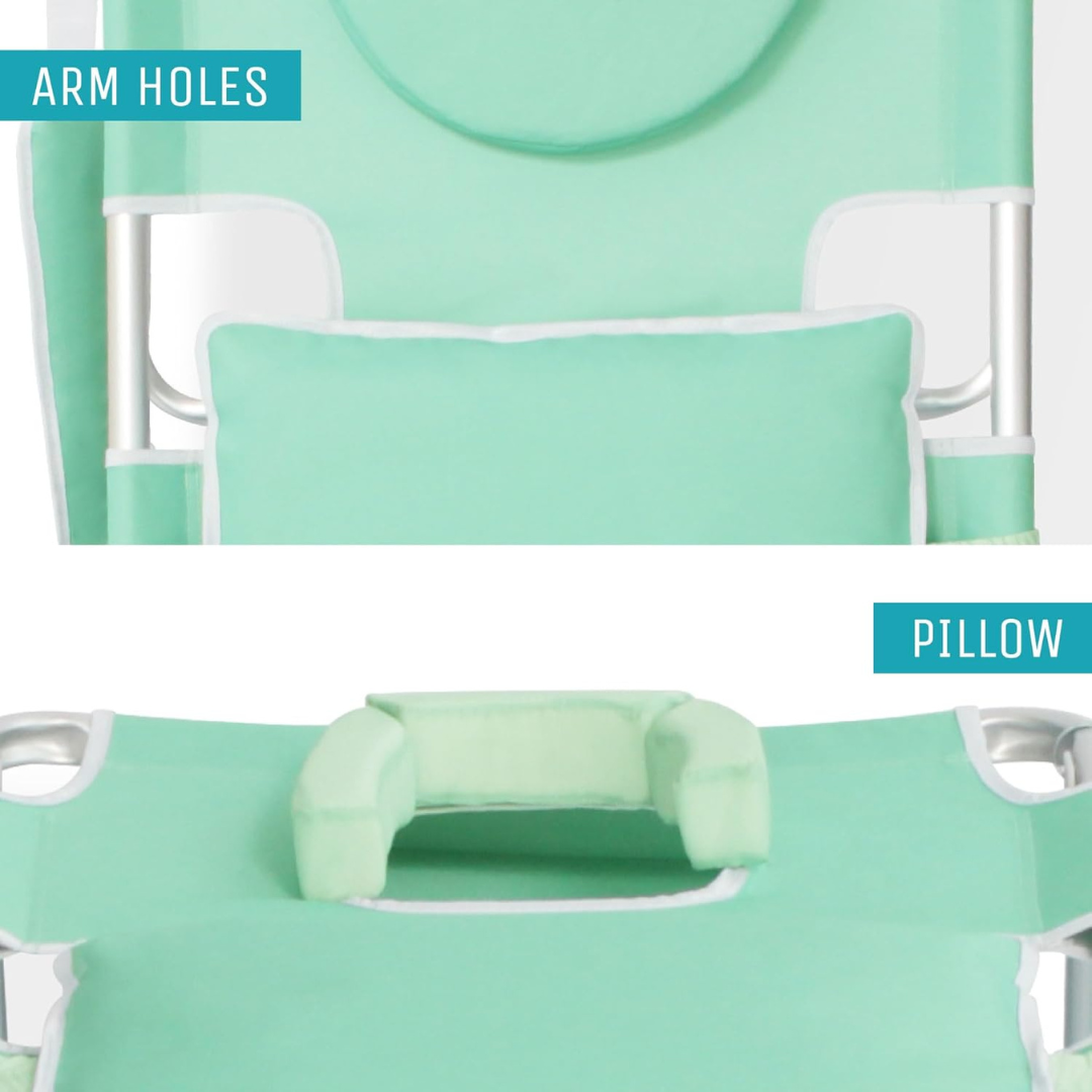 3 in 1 Folding Beach Lounger